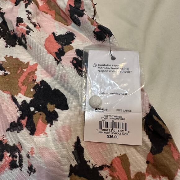 Nine West Tank Top NWT Large - Picture 3 of 4